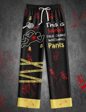 This Is My True Crime Watching Pajamas - Satin Pajama Set