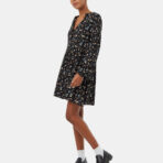Black-Crepe-Blouson-Knee-Length-Long-Sleeve-Dress-TCW5361-2903_1.jpg
