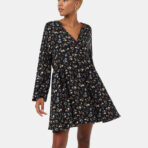 Black-Crepe-Blouson-Knee-Length-Long-Sleeve-Dress-TCW5361-2903_4.jpg