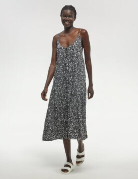 EcoWoven Crepe Hopewell Dress - Black