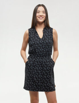 Arden Dress - Black Floral Print