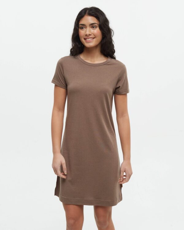 Brown-Crew-Neck-Shortsleeve-Dress-TCW6234-2398_2.jpg Brown-Crew-Neck-Shortsleeve-Dress-TCW6234-2398_2.jpg