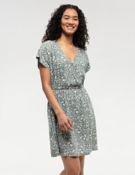 Green-Knee-Length-V-Neck-Patterned-Wrap-Dress-TCW5704-5313_1.jpg