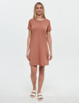 Birchwood Dress - Clay Orange