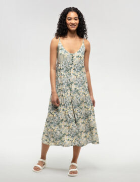 EcoWoven Crepe Hopewell Dress - Yellow